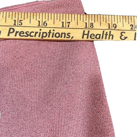 ST. JOHN Evening Women's Size 14 Tea Rose Fashion Fit Wide Leg Pants - Picture 7 of 9